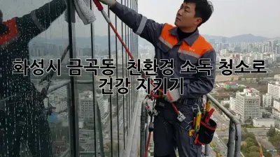 화성시 금곡동 🏠 친환경 소독 청소로 건강 지키기! ✨